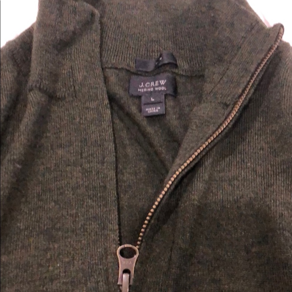 J crew merino Quarter Zip